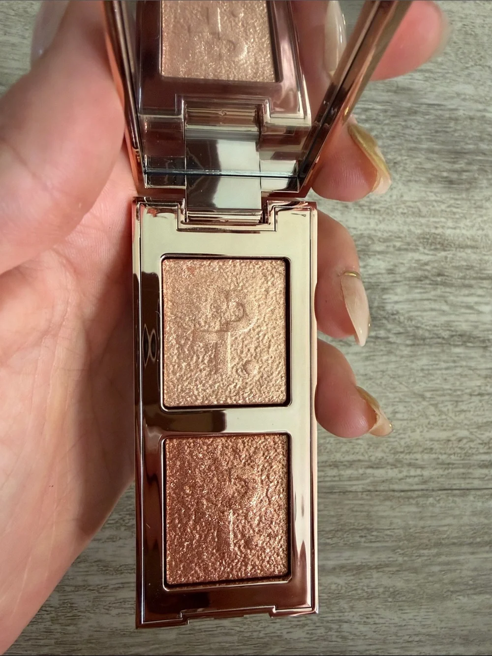 Patrick Ta Duo Eyeshadow Compact - Champagne & Rose
